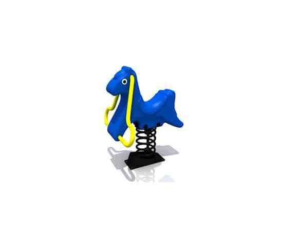 Blue Horse Spring Rider