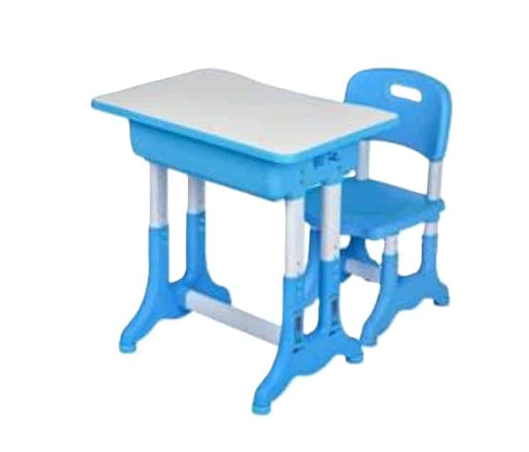 Single Blue Classroom Chair